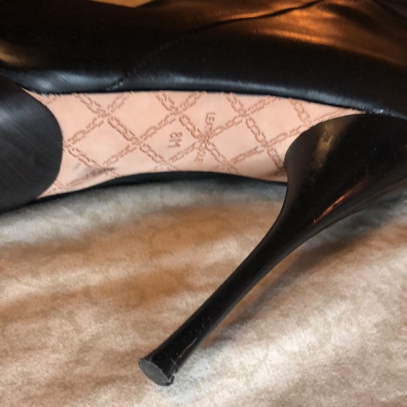 Fab L.A.M.B. Black leather booties - Picture 4 of 7